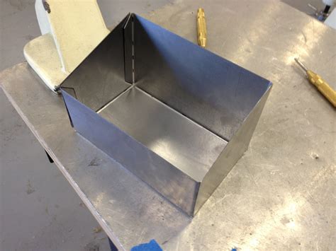 making a metal box out of sheet metal|metal box design.